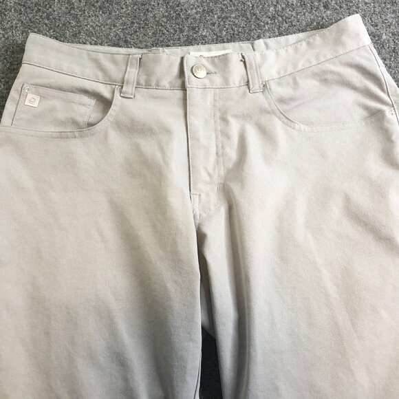 Peter Millar Pants Mens 31x29 Gale Gray #B66 Performance 5 Pocket Trouser - Picture 3 of 15